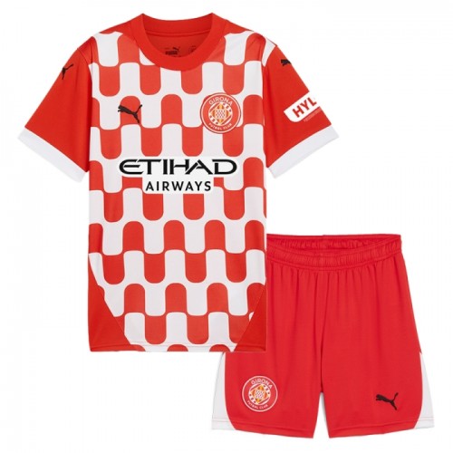Ensemble Maillot Girona Domicile 2024-25 Enfant Ensemble Maillot Girona Domicile 2024-25 Enfant